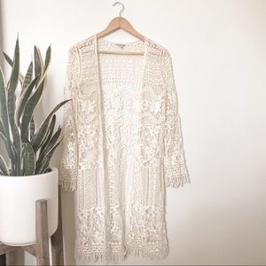 Guess Boho Lace Cardigan xxs